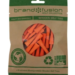 Brand Fusion Graduated Biodegradable Wooden Golf Tees