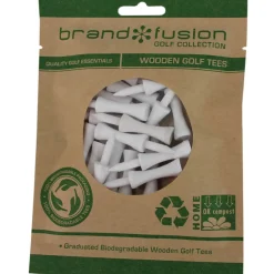 Brand Fusion Graduated Biodegradable Wooden Golf Tees