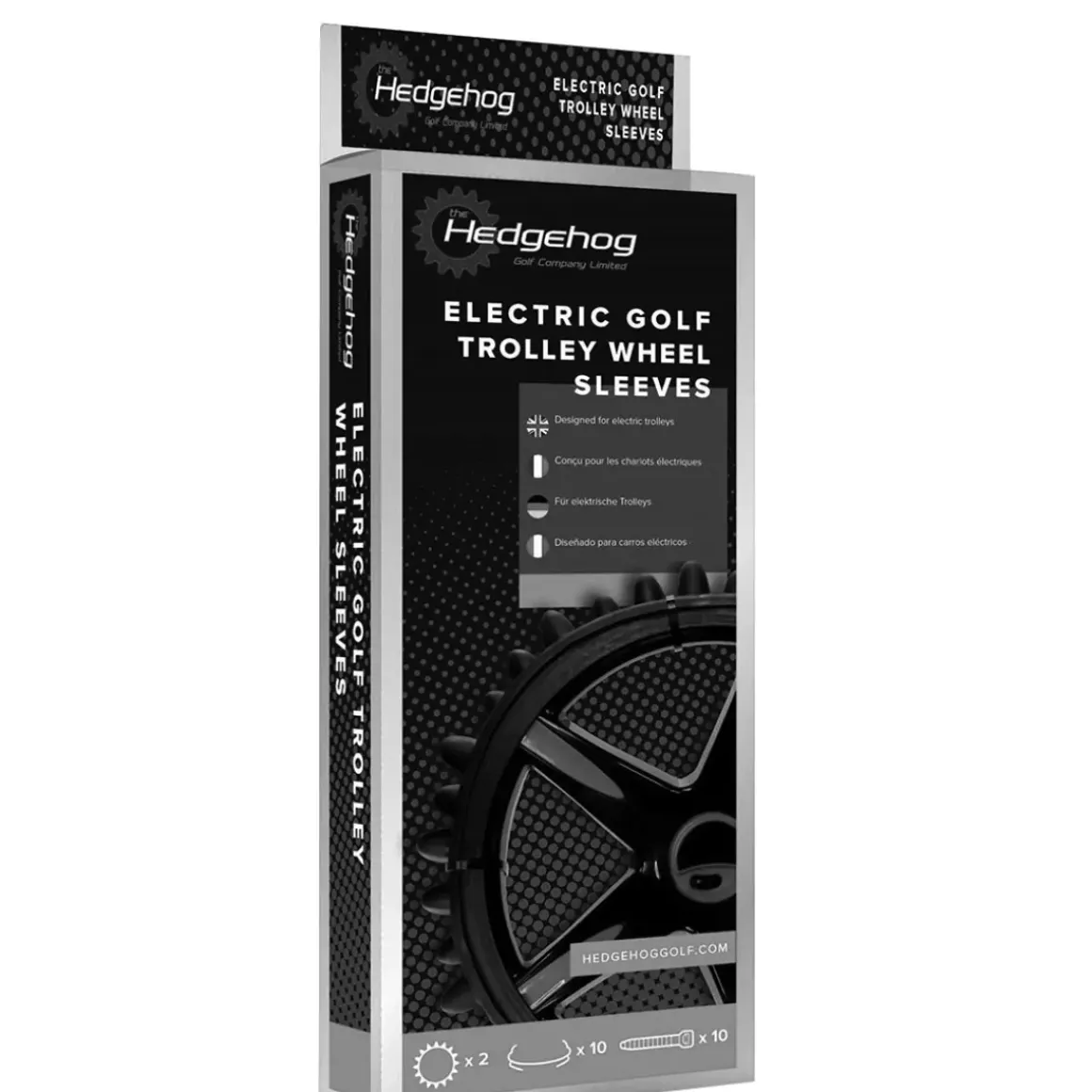 Brand Fusion Hedgehog Electric Golf Trolley Wheel Sleeves