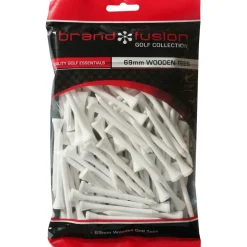 Brand Fusion Wooden Golf Tees 69mm - 110 Pack