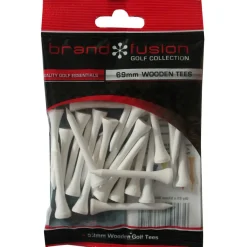 Brand Fusion Wooden Tees 69mm 20 Pack