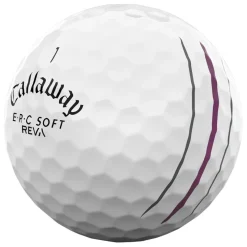 Callaway Ladies E.R.C Soft REVA Triple Track 12 Golf Ball Pack