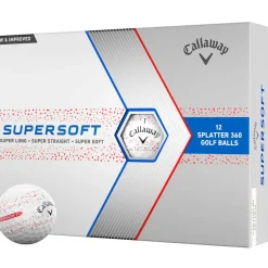 Callaway Supersoft Splatter 12 Golf Ball Pack
