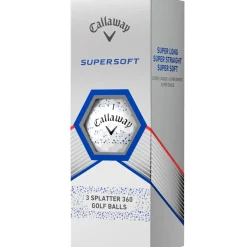 Callaway Supersoft Splatter 12 Golf Ball Pack