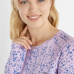 Calvin Klein Ladies Pebble Long Sleeve Golf T-Shirt