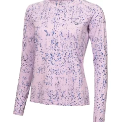 Calvin Klein Ladies Pebble Long Sleeve Golf T-Shirt