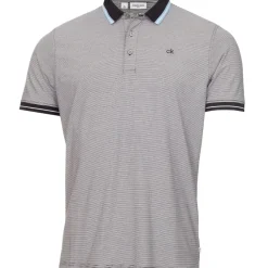 Calvin Klein Men's Blade Mini Stripe Golf Polo Shirt