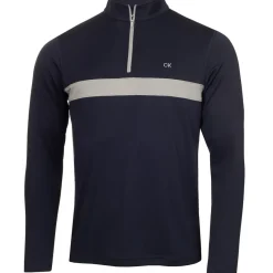 Calvin Klein Men's Chest Panel Half Zip Golf Midlayer