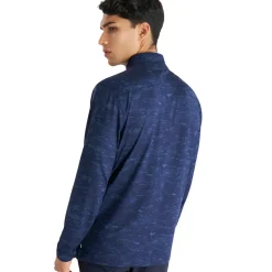 Calvin Klein Men's Newport Print Half Zip Golf Mid Layer