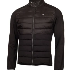 Calvin Klein Men's Padded Hybrid Full Zip Golf Jacket