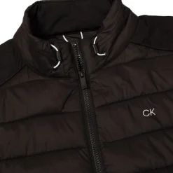 Calvin Klein Men's Padded Hybrid Full Zip Golf Jacket
