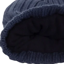 Calvin Klein Men's Ribbed Logo Golf Beanie Hat