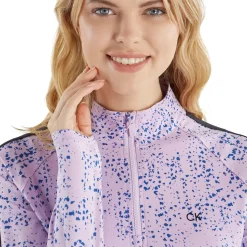 Calvin Klein Pebble Quarter Zip Golf Mid Layer