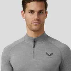Castore Men's Body Mapped Quarter Zip Golf Midlayer
