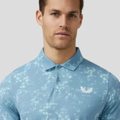 Castore Men's Printed 3 Golf Polo Shirt