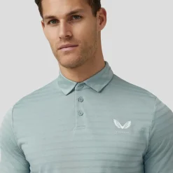 Castore Men's Textured Pique Golf Polo Shirt