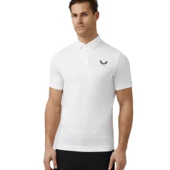Castore Men's Textured Pique Golf Polo Shirt