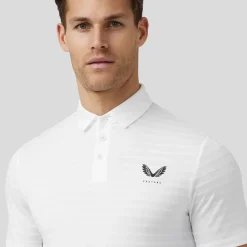 Castore Men's Textured Pique Golf Polo Shirt