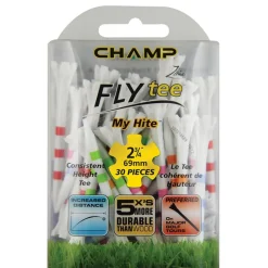 Champ MyHite Fly 69mm Golf Tees - 30 Pack