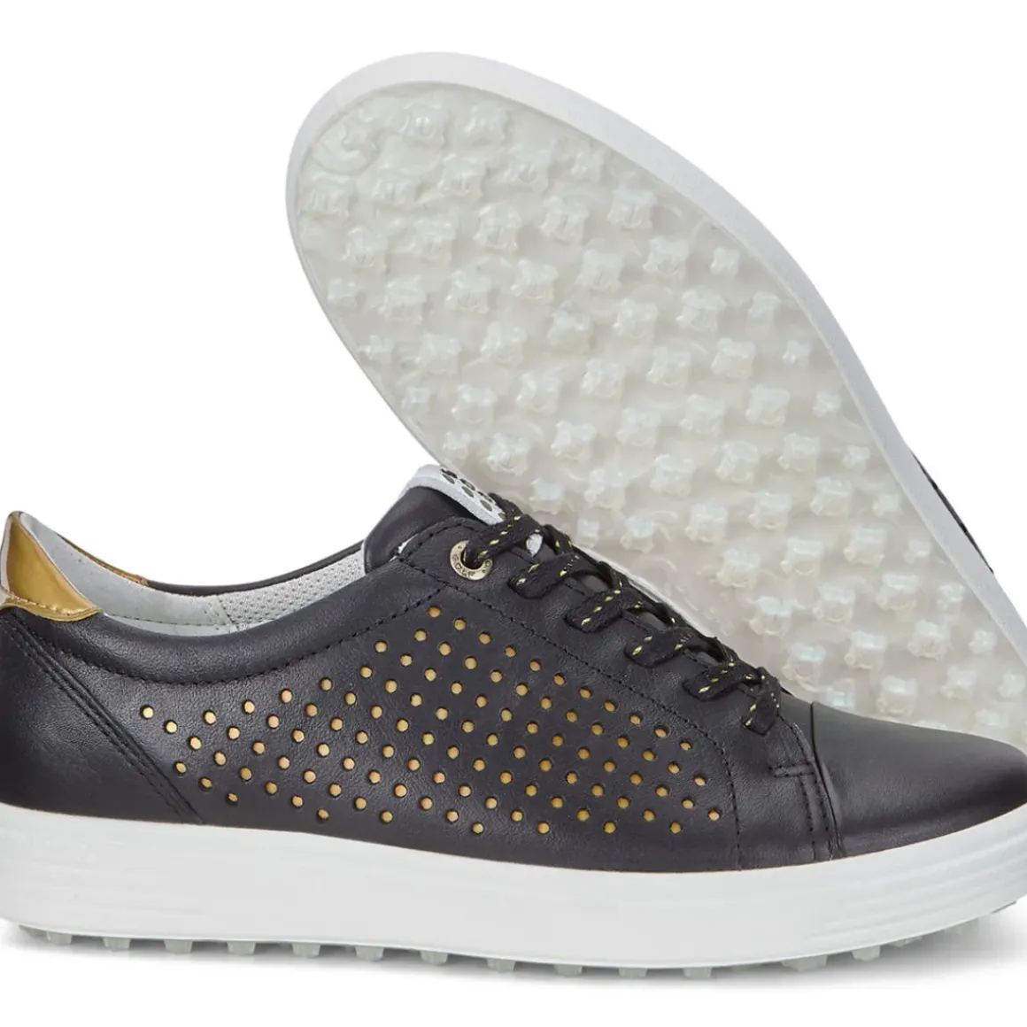 ECCO Ladies Casual Hybrid Waterproof Spikeless Golf Shoes