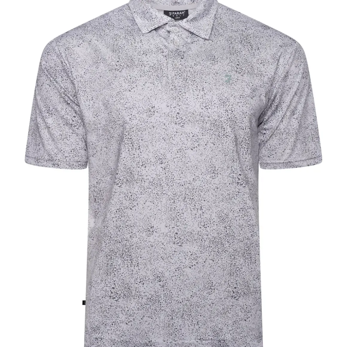 Farah Men's Starkey All-Over Print Golf Polo Shirt
