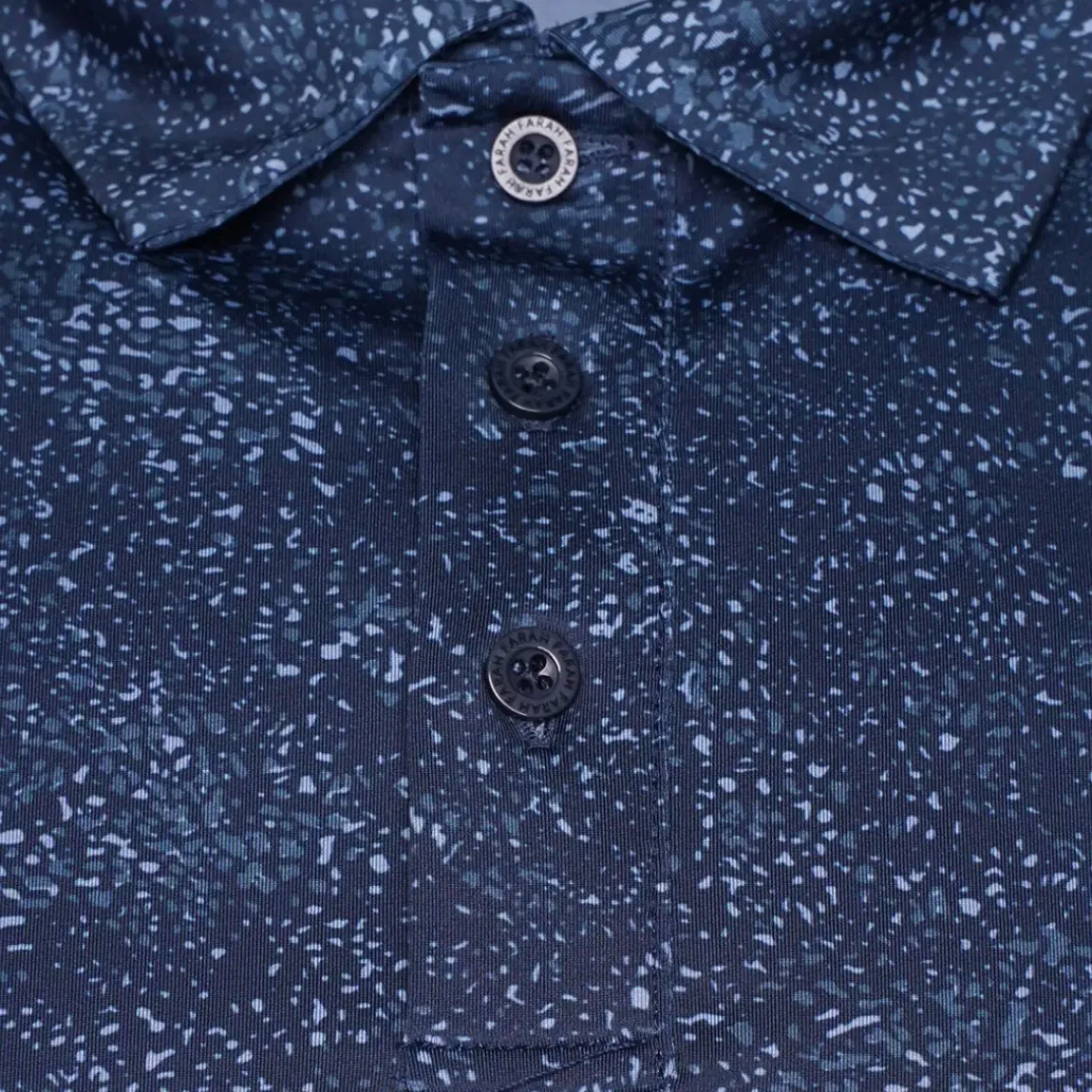 Farah Men's Starkey All-Over Print Golf Polo Shirt