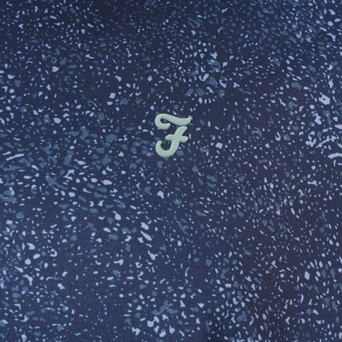 Farah Men's Starkey All-Over Print Golf Polo Shirt