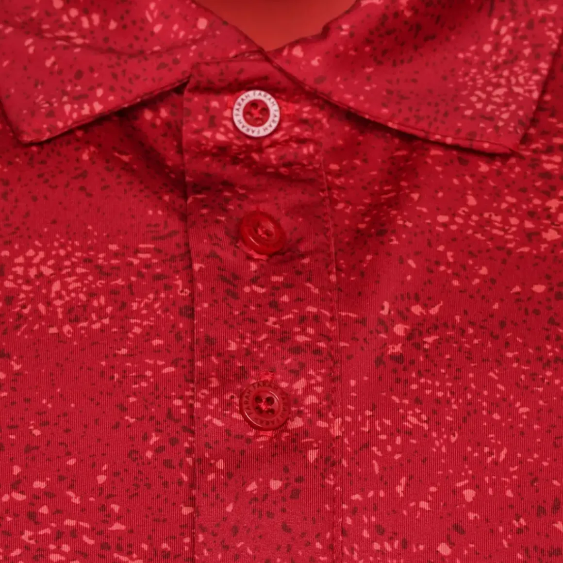 Farah Men's Starkey All-Over Print Golf Polo Shirt