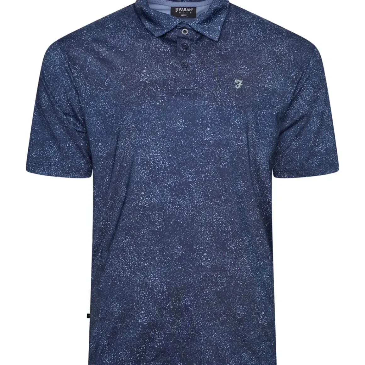 Farah Men's Starkey All-Over Print Golf Polo Shirt