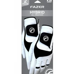 Fazer Ladies Hybrid Golf Glove - 2 Pack