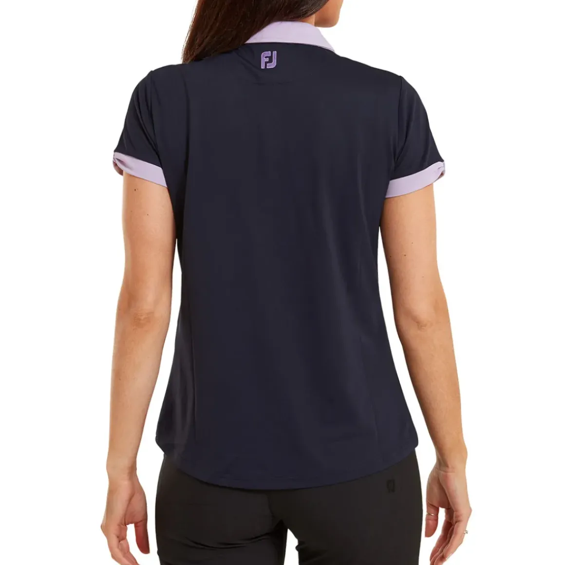 FootJoy Ladies Colour Block Golf Polo Shirt
