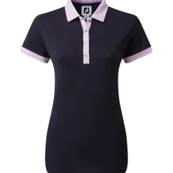 FootJoy Ladies Colour Block Golf Polo Shirt
