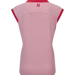 FootJoy Ladies End on End Stripe Lisle Golf Polo Shirt