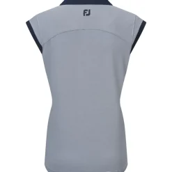FootJoy Ladies End on End Striped Lisle Golf Polo Shirt