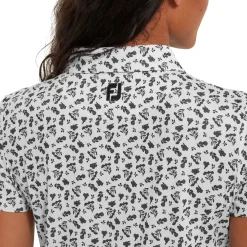 FootJoy Ladies Floral Print Golf Polo Shirt