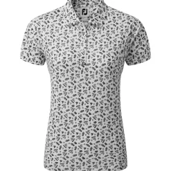 FootJoy Ladies Floral Print Golf Polo Shirt
