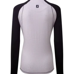 FootJoy Ladies Houndstooth Printed Full Zip Golf Mid Layer