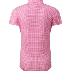FootJoy Ladies Houndstooth Print Golf Polo Shirt