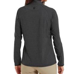 FootJoy Ladies Houndstooth Print Woven Golf Jacket