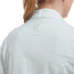 FootJoy Ladies Lightweight Tonal Stripe Full-Zip Golf Mid Layer