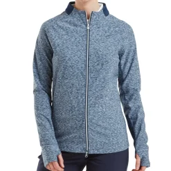 FootJoy Ladies Space Dye Thermal Full Zip Golf Mid Layer