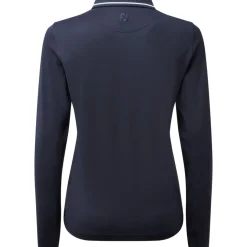 FootJoy Ladies Thermal Solid Long Sleeve Golf Polo Shirt