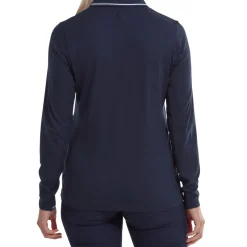 FootJoy Ladies Thermal Solid Long Sleeve Golf Polo Shirt