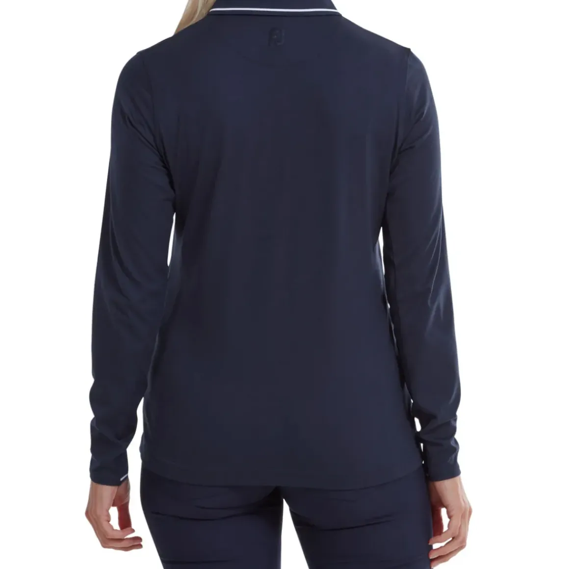 FootJoy Ladies Thermal Solid Long Sleeve Golf Polo Shirt