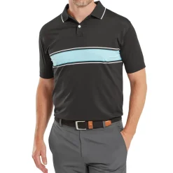 FootJoy Men's Engineered Pin Stripe Golf Polo Shirt