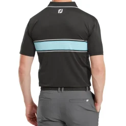 FootJoy Men's Engineered Pin Stripe Golf Polo Shirt