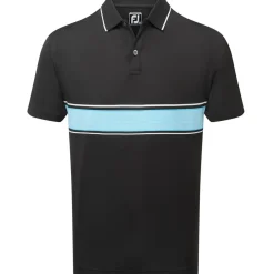 FootJoy Men's Engineered Pin Stripe Golf Polo Shirt