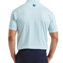 FootJoy Men's Flying Wasp Print Lisle Golf Polo Shirt