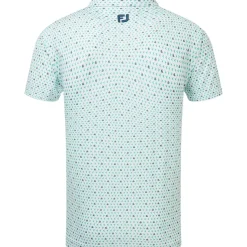 FootJoy Men's Flying Wasp Print Lisle Golf Polo Shirt