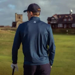 FootJoy Men's Glen Plaid Chill-Out Golf Midlayer